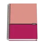 Cuaderno A5 Dohe Duo tapa forrada rosa