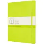 Cuaderno Moleskine Classic XL lisa tapa blanda verde limón