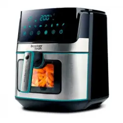 Eudai Freidora Sin Aceite 6.5l Freidora Aire Con Ventana 8 Programas Pantalla Led Panel De Control Táctil Temperatura Regulable Cesta Antiadherente