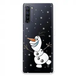 Funda Para Oppo Find X2 Neo Oficial De Disney Olaf Transparente - Frozen