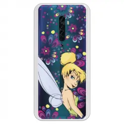 Funda Para Oppo Reno2 Oficial De Disney Campanilla Flores - Peter Pan