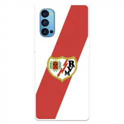 Funda Para Oppo Reno4 5g Del Rayo Vallecano Escudo - Licencia Oficial Rayo Vallecano