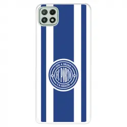 Funda Para Samsung Galaxy A22 5g Del Fútbol Club Oporto Escudo Escudo Y Rayas - Licencia Oficial Fútbol Club Oporto