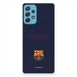 Funda Para Samsung Galaxy A52 5g Del Barcelona Barsa Fondo Azul - Licencia Oficial Fc Barcelona