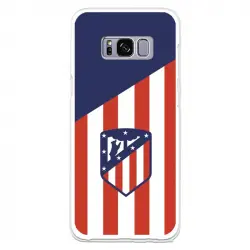 Funda Para Samsung Galaxy S8 Del Atleti Escudo Fondo Atletico - Licencia Oficial Atlético De Madrid