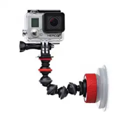 Joby Gorillapod Arm - Soporte Para Videocámaras Gopro, Color Negro Y Rojo