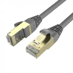 Max Connection Pack 2 Cables de Red F/STP RJ45 Cat.7 24AWG 1m + 15 Bridas Colores Surtidos