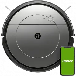 Robot aspirador - iRobot Roomba Combo, Wi-Fi y diferentes modo de limpieza, Aspiración potente, Fregado diario