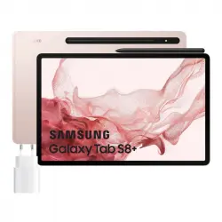 Samsung Galaxy Tab S8 Plus WiFi 256GB Rosa Dorado + Cargador 25W