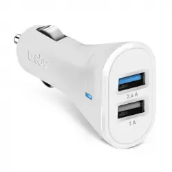 SBS TECR2USB24AWFAST Cargador de Coche Dos Puertos USB 12Watt