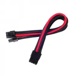 SilverStone PP07-PCIBR Cable Extensor de Alimentación 8 Pin a PCI-E 6+2 Pin 25cm Negro/Rojo