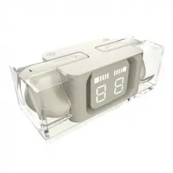 Smartek TWS-E90W Auriculares Bluetooth Blanco/Transparente