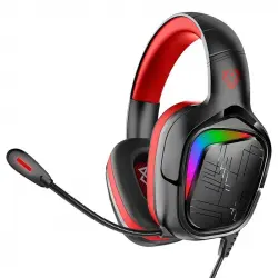 Vertux Miami Auriculares Gaming 7.1 RGB Rojo