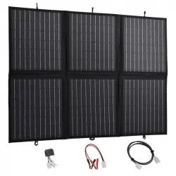 vidaXL Panel Solar Plegable Portátil 120W 12V