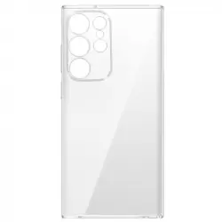 Carcasa Para Samsung S23 Ultra Silicona Transparente Con Protección Cámara