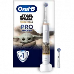 Cepillo eléctrico - Oral-B Pro Junior Star Wars, A partir de 6 años, Sensor presión, 3 modos