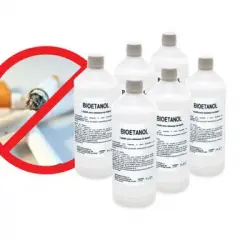 Combustible Etanol De Origen Natural Con Aroma. Botella De 1l