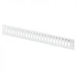 Digitus Panel Frontal Vertical 24 Puertos Fibra 1U Gris