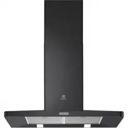 Electrolux Campana De Pared Decorativa 90cm 603m3 / H Negro - Eff90462ok