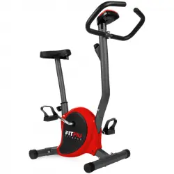FITFIU Fitness BEST-100 Bicicleta Estática Disco de Inercia 5Kg Roja