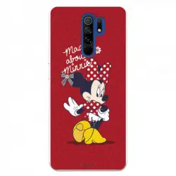 Funda Oficial de Disney Minnie Mad About Clásicos Disney para Xiaomi Redmi 9