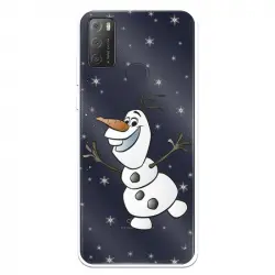Funda Para Alcatel 1s 2021 Oficial De Disney Olaf Transparente - Frozen
