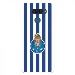Funda Para Lg K50s Del Fútbol Club Oporto Escudo Rayas - Licencia Oficial Fútbol Club Oporto