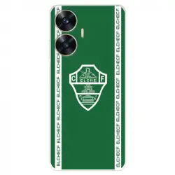 Funda Para Realme C55 Del Elche Cf Escudo Fondo Verde - Licencia Oficial Elche Cf
