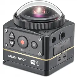 Kodak Pixpro SP360 4K Action Cam Pack Explorador Cámara Deportiva 360º 4K WiFi Negra con Accesorios