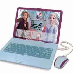 Lexibook- Disney Frozen 2 - Ordenador Portátil Educativo Y Bilingüe Español/inglés -  Para Niñas Con 124 Actividades Para Aprender, Juegos Y