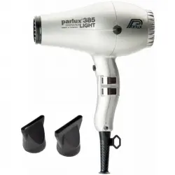 Parlux Hair Dryer 385 Powerlight Ionic & Ceramic Secador de Pelo Silver
