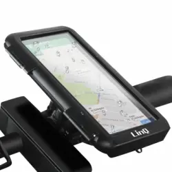 Soporte Bici Smartphone Fijación Manillar Giratorio 360° Funda Impermeable Linq