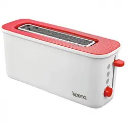 Tostador Extralargo Rojo 1000w