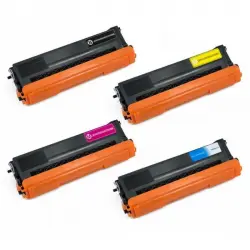 Zipzap Tóners Compatibles con Brother TN325BK/TN325C/TN325M/TN325Y Color Pack 4