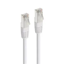 Accsup Cable Ethernet RJ45 recto categoría 6 5m Blanco