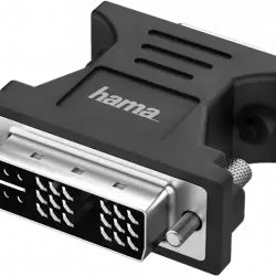 Adaptador - Hama 00200340, Full HD, De DVI a VGA, Negro