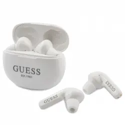Cool Auriculares Inalámbricos Bluetooth Licencia Guess Blancos