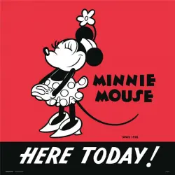 Erik Lámina Disney Minnie 90 30x30cm