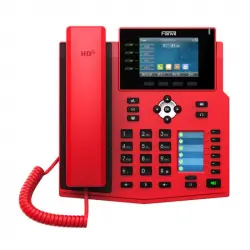Fanvil X5U-R Teléfono VoIP Rojo