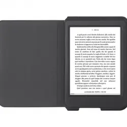 Funda eBook - Rakuten Kobo Nia SleepCover, Cuero artificial, Modo Suspención Automático, Negro