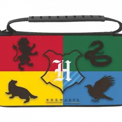 Funda - Freeks and Geeks Harry Potter Hogwarts Case, Nintendo Switch/OLED/Lite, Rojo, Verde, Amarillo y Azul