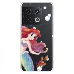Funda Para Oneplus 10 Pro Oficial De Disney Ariel Y Sebastián Burbujas - La Sirenita