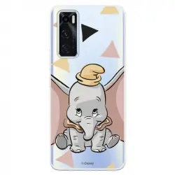 Funda Para Vivo Y70 Oficial De Disney Dumbo Silueta Transparente - Dumbo