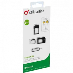 Kit de adaptadores SIM para smartphones y tablets - CellularLine