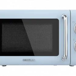 Microondas con grill - Cecotec ProClean 3110 Retro Blue, 700 W, 6 niveles, Retro, 20 L, Blue