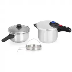 Orbegozo HP 4566 Set 2 Ollas a Presión 4/6 Litros