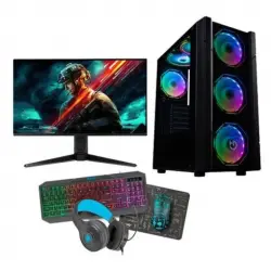 PC Racing Pack PC Gaming AMD Ryzen 3 3200G/16GB/1TB+256GB SSD + Pantalla 24" FullHD + Combo Gaming