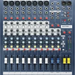 Soundcraft Epm 8 Mesa Mezclas Dj 8 Canales Estudio Deejay Barato Mixer