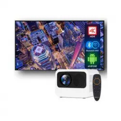 Wallace Y6 Smart Projector Android Ultrahd 4k, 9800 Lumens. High Dynamic Range (hdr)
