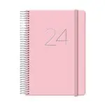 Agenda anual 2023 Dohe A6 día por página Gloss rosa
